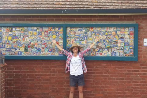 Public art displayed at public loos