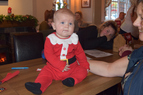 Saturday breakfast with Santa in Snettisham
