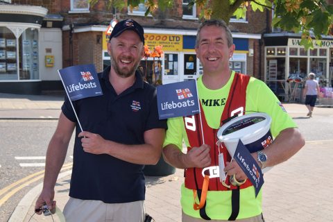 Flying the flag for Hunstanton RNLI