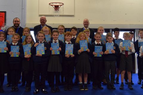 Gift of dictionaries for Hunstanton pupils