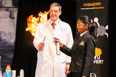 Setting imaginations on fire at Lynn school