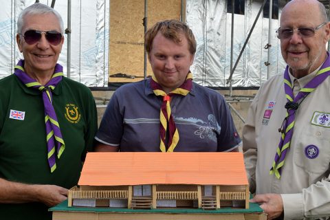 Be prepared to help the Scouts finish their hall