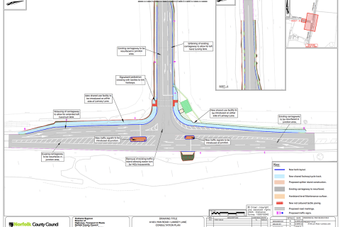 Proposals for the Lamsey Lane junction