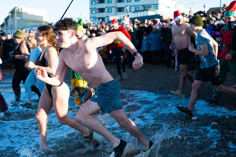 That shore looks fun - but cold!