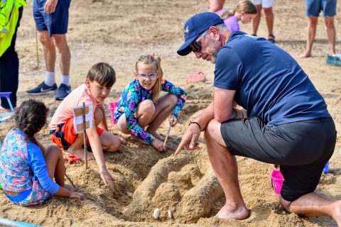 Kings and queens of the sandcastles!