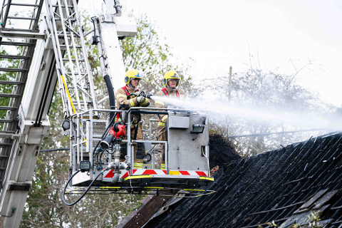 Appliances from seven fire stations called to Dersingham blaze