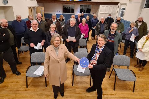 Work of Brancaster volunteers recognised with plaque