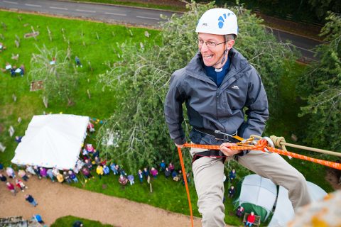 Dersingham abseilers descend for disabled loos