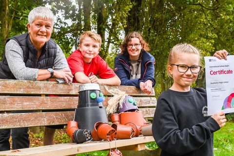 Smithdon School's award for international work