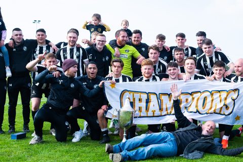 Heacham FC are champions of the Thurlow Nunn Division One