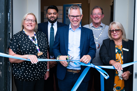 Official launch of Barclays Local site in Hunstanton with James Wild MP