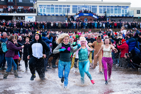 Christmas Swim returns with a big splash