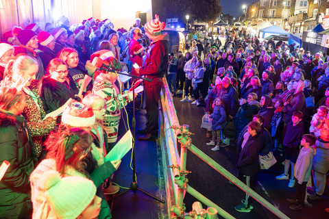 Food, drink and entertainment at Hunstanton Christmas event