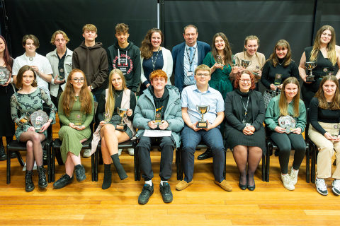 Top students honoured at awards evening