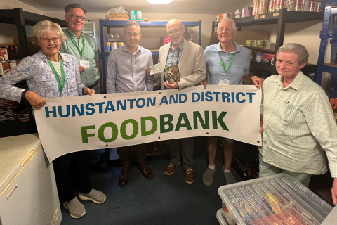 Sea Shanties and Words support Hunstanton Foodbank