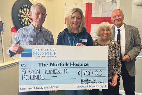 It’s a bullseye for the Norfolk Hospice