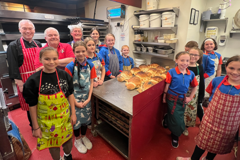 Guides learn all they knead to know about bread
