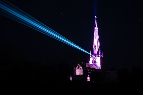Beacon of Hope shines over Norfolk village