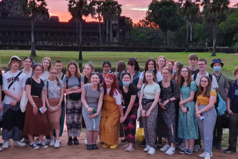 Students enjoy trip of a lifetime volunteering in Cambodia