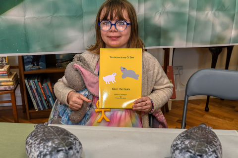 Amaya's book will help Hunstanton RNLI save lives
