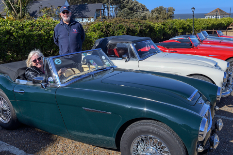 Hunstanton Lifeboat Station welcomes Austin Healey owners