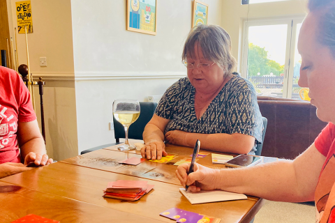 A deck-idedly good time at new games group in Brancaster!
