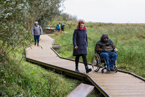 Accessible boardwalk at Brancaster is opened