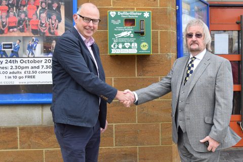 Defibrillator installed at Hunstanton's Princess Theatre