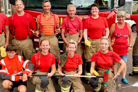 Chief’s Challenge sees firefighters aim to wash 999 cars in a day