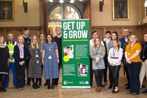 Council apprentices ‘get up and grow’ this February