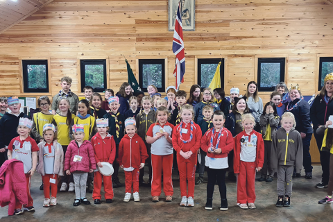 Snettisham Guide & Scout groups come together to Celebrate the Kings Coronation
