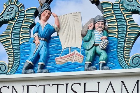 Snettisham village sign restored