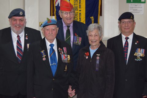 Couple’s combined 120 years of service recognised by Royal British Legion