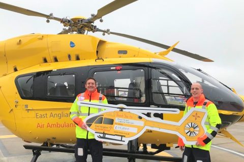 Crematorium makes largest ever donation to Air Ambulance