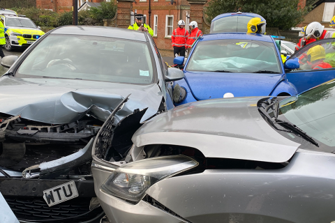 Hunstanton’s Sandringham Road is the scene of another serious crash