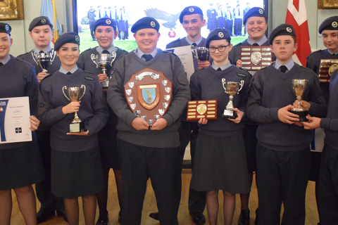 Borough Mayor hosts presentation evening for Air Cadets