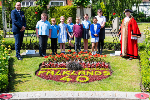 Falklands liberation commemorated 40 years on