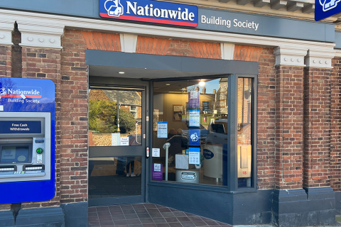 Nationwide in Hunstanton reduces face to face services to four days a week