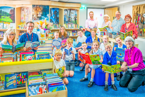 A Special Blessing for Our New Library