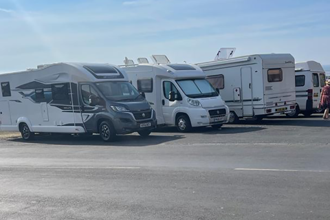 Camper parking in Hunstanton