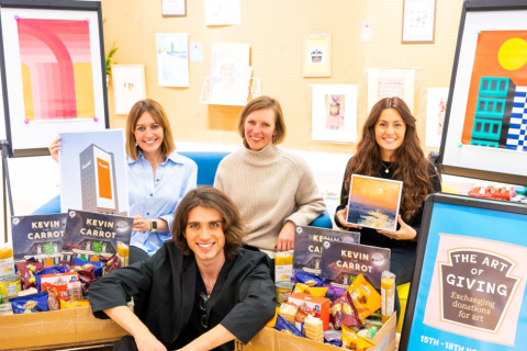 Foodbank to be boosted by project that sees art exchanged for donations