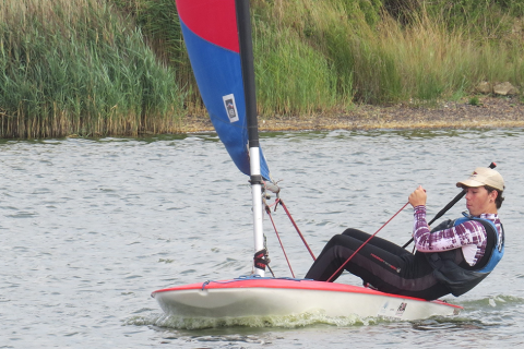 International junior sailors at Snettisham Beach Sailing Club