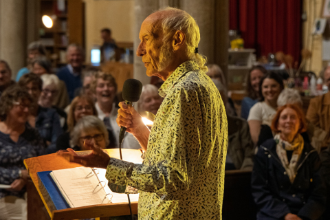 Roger McGough sets St Mary’s Snettisham alight