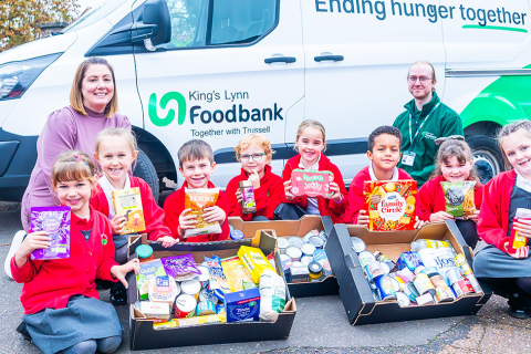 South Wootton Infant school supports King's Lynn Foodbank