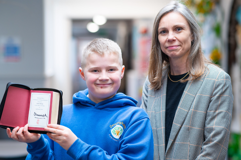 Special presentation at Sandringham House