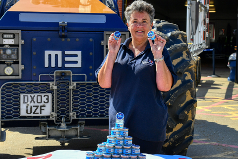 Hunstanton RNLI supporters collect nearly half a tonne of 5ps in Bettys Pots