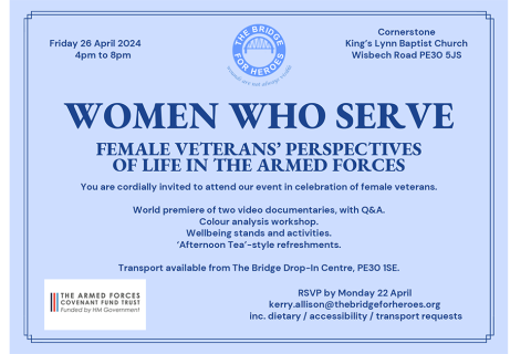 'Women Who Serve' Female Veterans’ perspectives of life in the Armed Forces