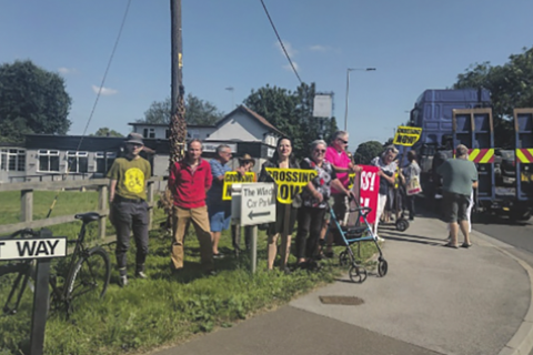 Campaign for  West Winch Bypass, Before  Development on the  A10