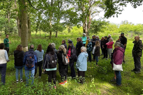 Heacham residents visit local rewilding project