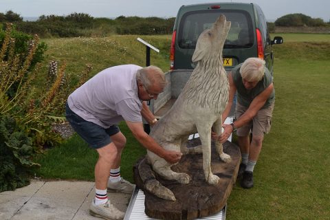 St Edmund’s wolf comes home